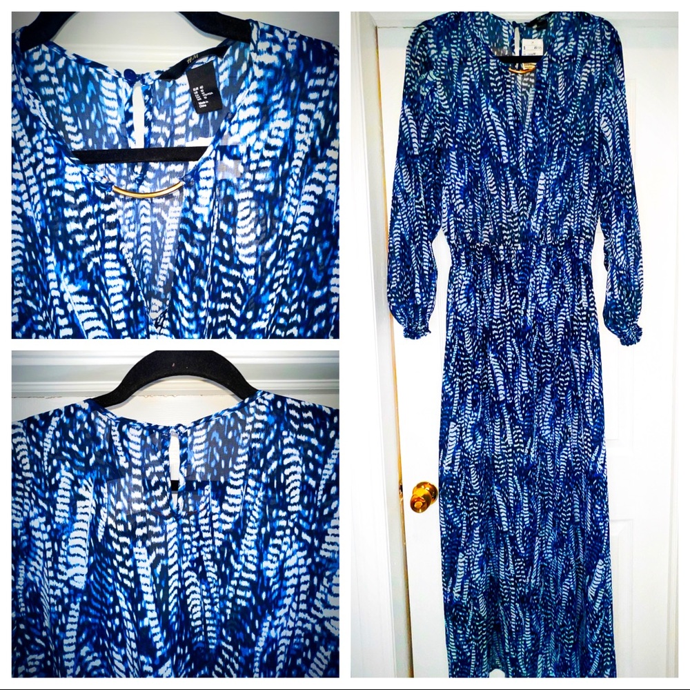 Ladies long sleeve light weight sheet dress in size 10 NEVER WORN